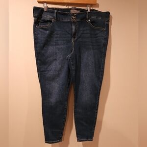 Torrid Blue Dark Wash jeggings